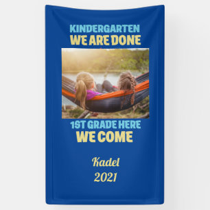Foto Kindergarten Abschluss 1. Klasse hinzufügen Banner