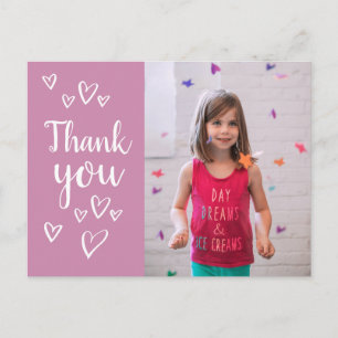 Foto Kindergeburtstag Vielen Dank Postkarte