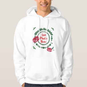 FOTO Kiss Me I'm Irish - Green Circle Kiss Mark Hoodie