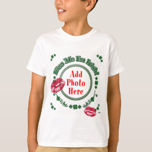 FOTO Kiss Me I'm Irish - Green Circle Kiss Mark T-Shirt