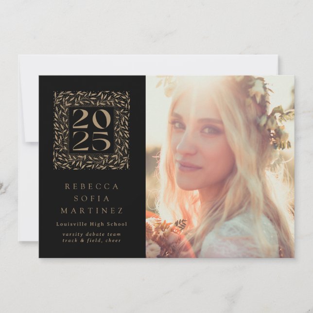 Foto-Klasse 2025 Abschluss Ankündigung (Vorderseite)