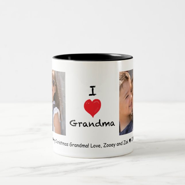 Foto-kundengerechte Tasse Liebe I Großmutter-2 (Mittel)