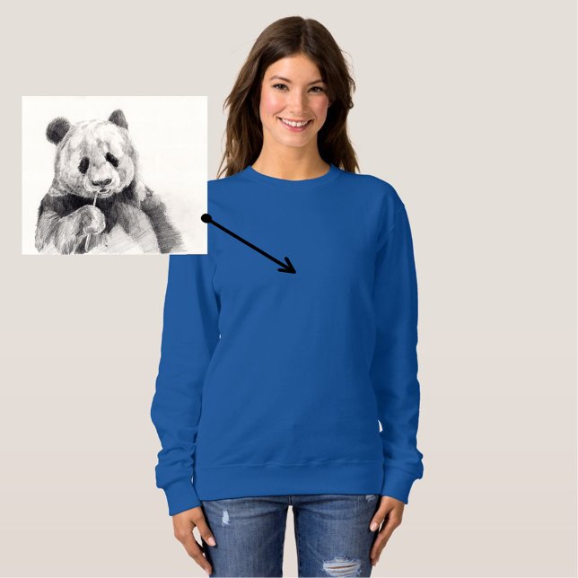 Foto, Kunst, Image Ladys Basic Dunkel ersetzen Sweatshirt (Von Creator hochgeladen)