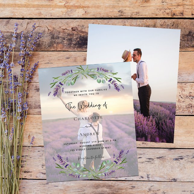 Foto lavender violet florals Budget Hochzeit (Von Creator hochgeladen)