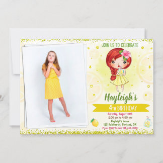 Foto Lemon Einladung Lemonade-Stand