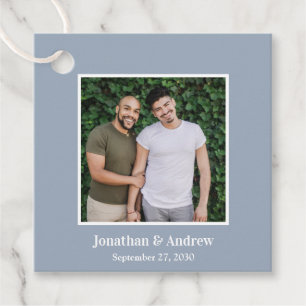 Foto LGBTQ-Hochzeit Geschenkanhänger