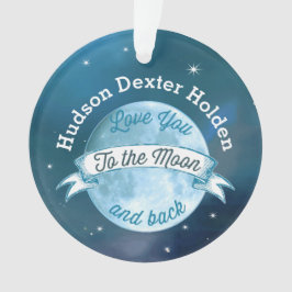 Foto Liebe Sie zum Mond und zurück Ornament