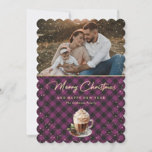 Foto Lila Gold Hot Chocolate Frohe Weihnachten