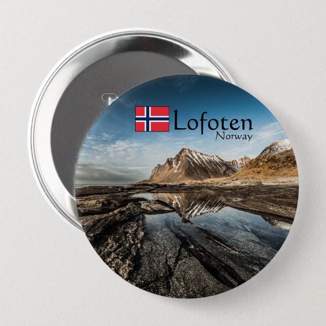 Foto Lofoten Button (Vorne & Hinten)