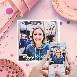 Foto-Logo-Art-Slogan Standard-Cocktail Serviette