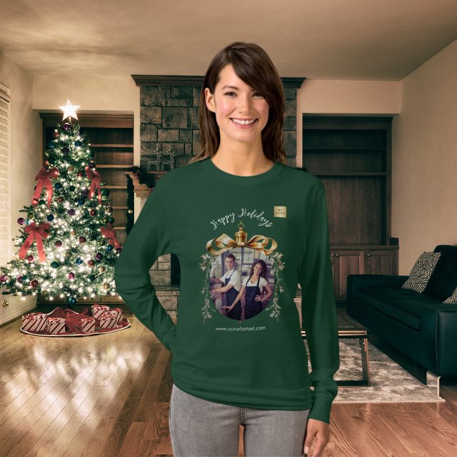 Foto-Logo für das Weihnachtsgrün-Bauble T-Shirt (Von Creator hochgeladen)