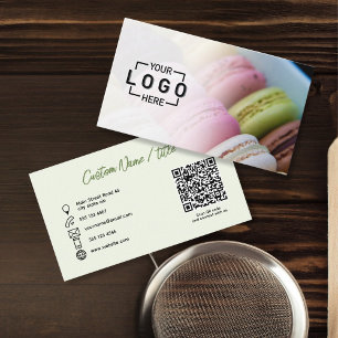 Foto-Logo QR-Code Visitenkarte