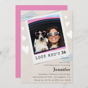 Foto Look, der 36. Geburtstag wird Einladung