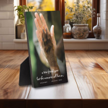 Foto Loss Hund Erinnerung Plaque