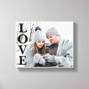Foto-LOVE-Typografie-Andenken-Heimdekoration-Leinw Leinwanddruck