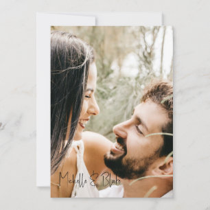 Foto luftiges Boho-Blumenhochzeits-Save-the-Date Save The Date