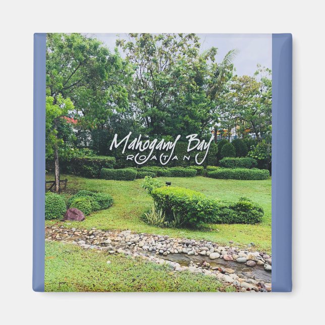 Foto Magnet aus Mahogany Bay, Roatan, Honduras (Vorne)