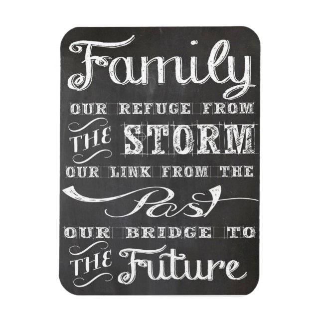 Foto-Magnet der Familie 3 "x4" Magnet (Vertikal)