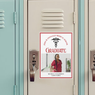 Foto Magnet der Red Black Medical School Abschluss