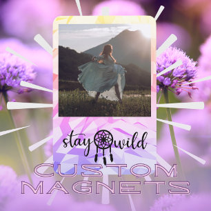 Foto Magnet für einfache Farben Boho Dreamcatcher