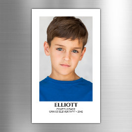 Foto-Magnet für Schuljahr Magnetkarte