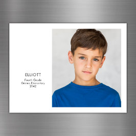 Foto-Magnet für Schuljahr Magnetkarte