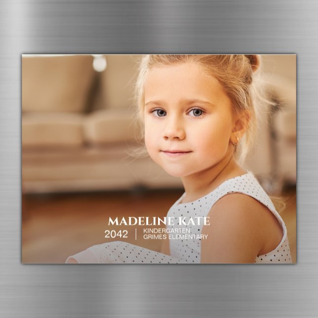 Foto-Magnet für Schuljahr Magnetkarte (Von Creator hochgeladen)