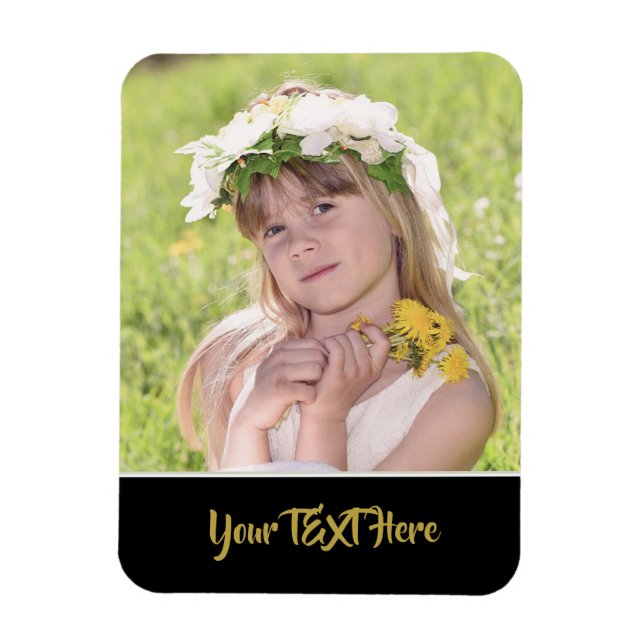 Foto Magnet Geschenk - Grad, Geburtstag, Hochzeit, (Vertikal)