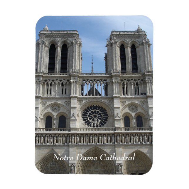Foto Magnet - Kathedrale Notre Dame (Vertikal)