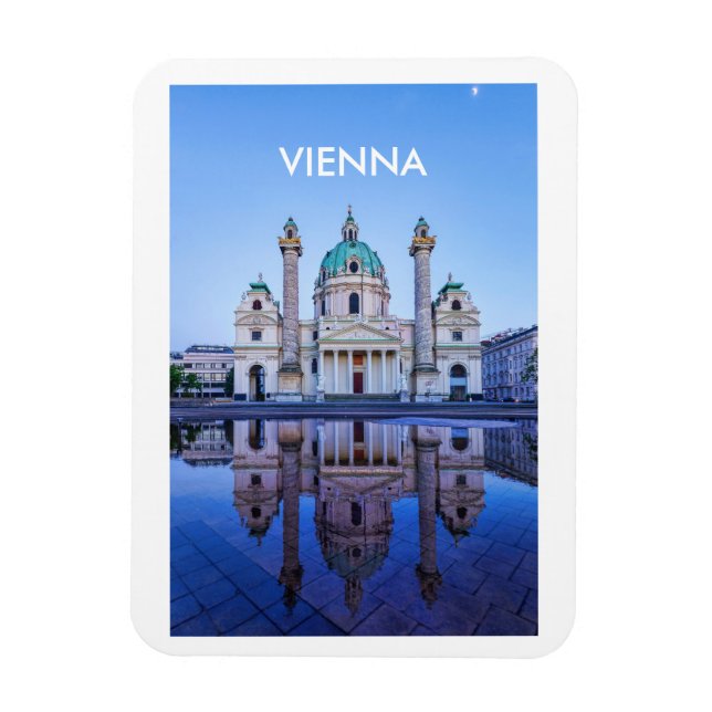 Foto Magnet mit Wien (Vertikal)
