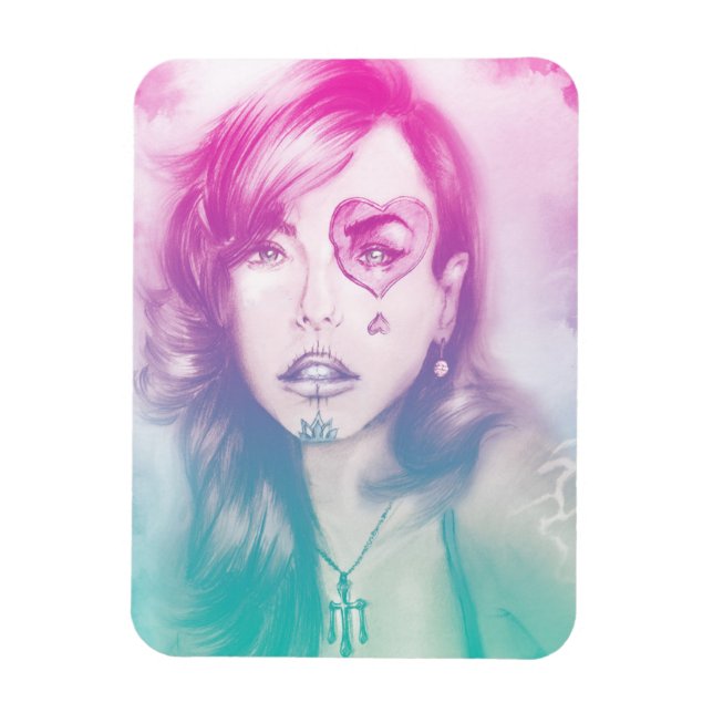 Foto Magnet - Regenbogen (Vertikal)