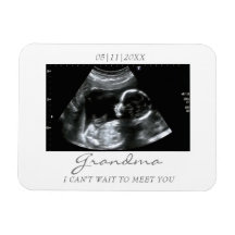 Foto Magnet Ultrasound Geschenke für Oma Sonogram