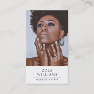 Foto Makeup Artist Business Card Visitenkarte