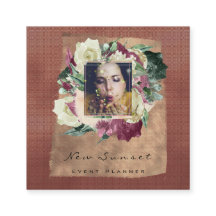 Foto Makeup Blogg Event Planner Floral Burgundy