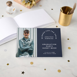 Foto Male Abschluss 2025 Party Navy Gästebuch