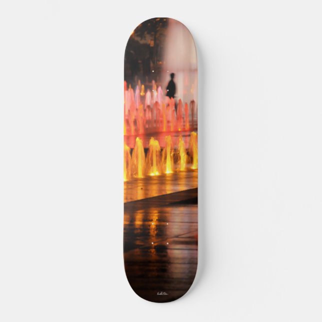 Foto, Mannesumriß Skateboard (Vorderseite)