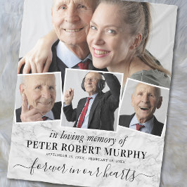 Foto-Marmor für Erinnerungen Fleecedecke