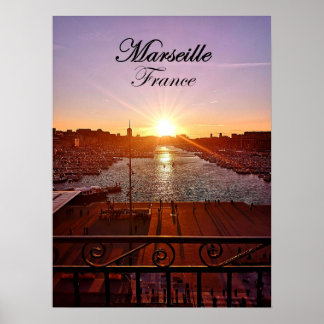 Foto Marseille Old Port France 192 Poster