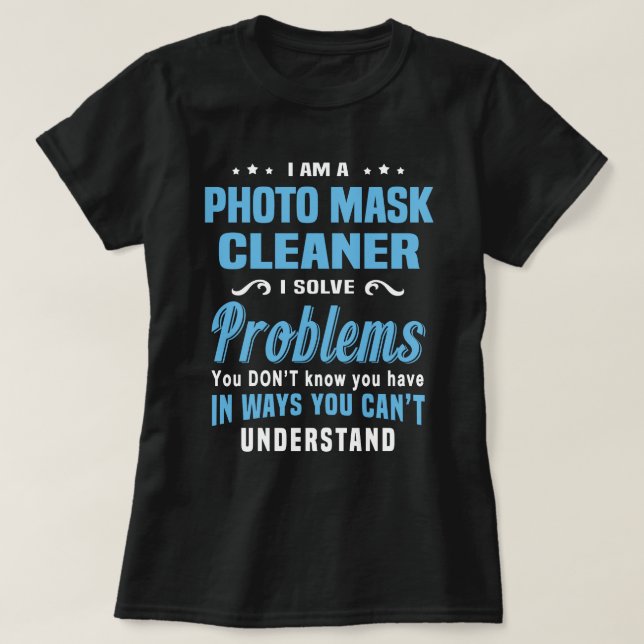 Foto Mask Cleaner T-Shirt (Design vorne)