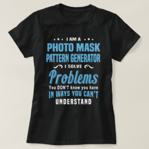 Foto Mask Muster Generator T-Shirt