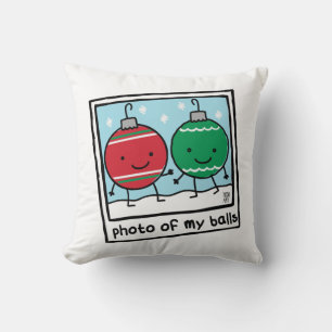 FOTO MEINER BÄLLE Frohe Weihnachten Kissen