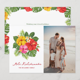 Foto Mele Kalikimaka Hawaiisch Feiertagskarte