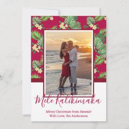 Foto Mele Kalikimaka Weihnachtskarten Feiertagskarte