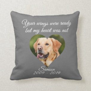 Foto-Memorial Anpassen des Herz-Fotos Kissen