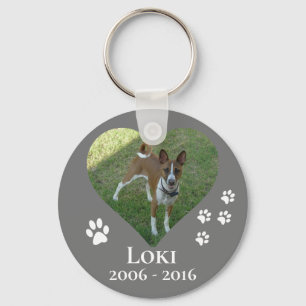 Foto-Memorial Anpassen des Herz-Fotos Schlüsselanhänger