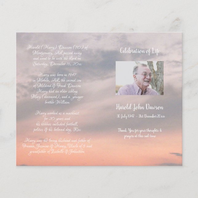 Foto Memorial Beerdigung Orden des Dienstprogramms (Vorderseite)