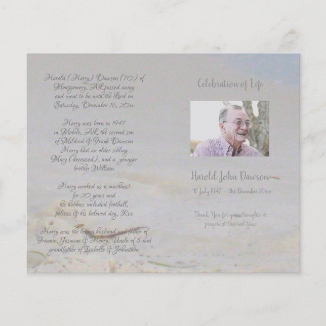 Foto Memorial Beerdigung Orden des Dienstprogramms (Vorderseite)