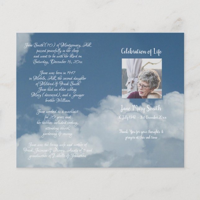 Foto Memorial Beerdigung Orden des Dienstprogramms (Vorderseite)