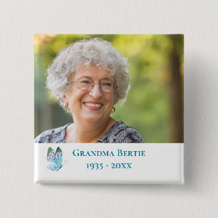 Foto Memorial Butterfly in Love Memory Button