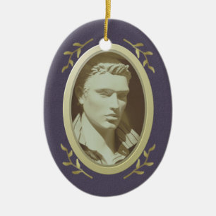 Foto-Memorial / Erinnerung Keramikornament